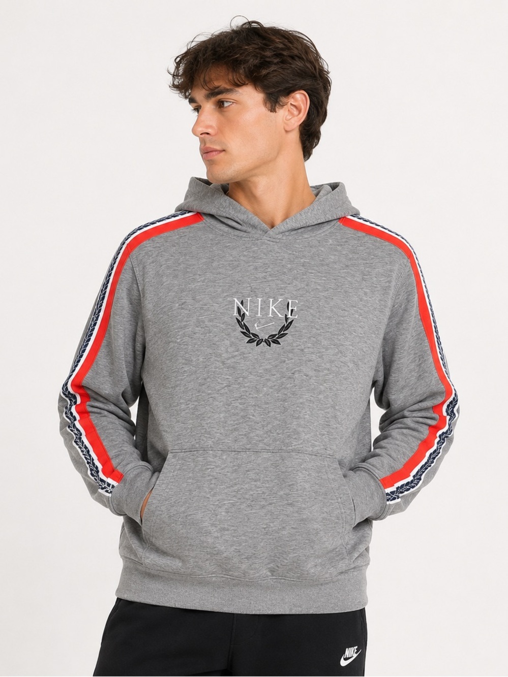 Nike Spotlight Basketball Hoodie Sweatshirt Gray